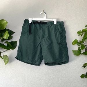 Uniqlo Green Tech Shorts with Belt